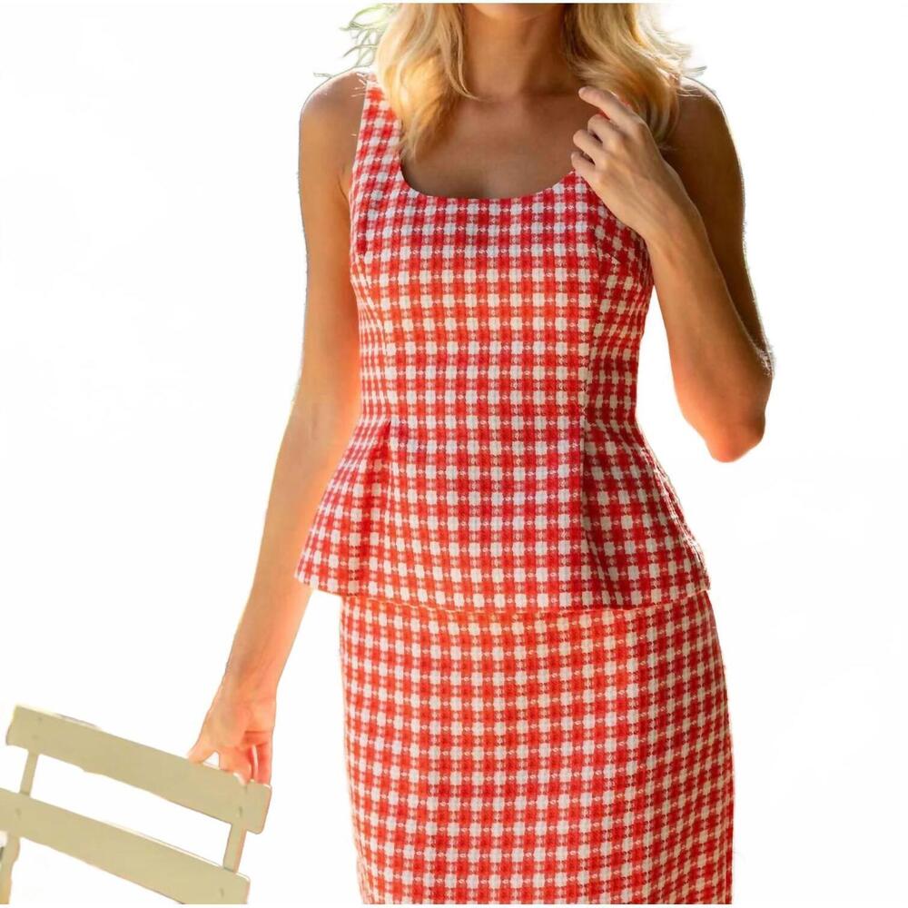 NEW LAROQUE kayla top in cape cod check